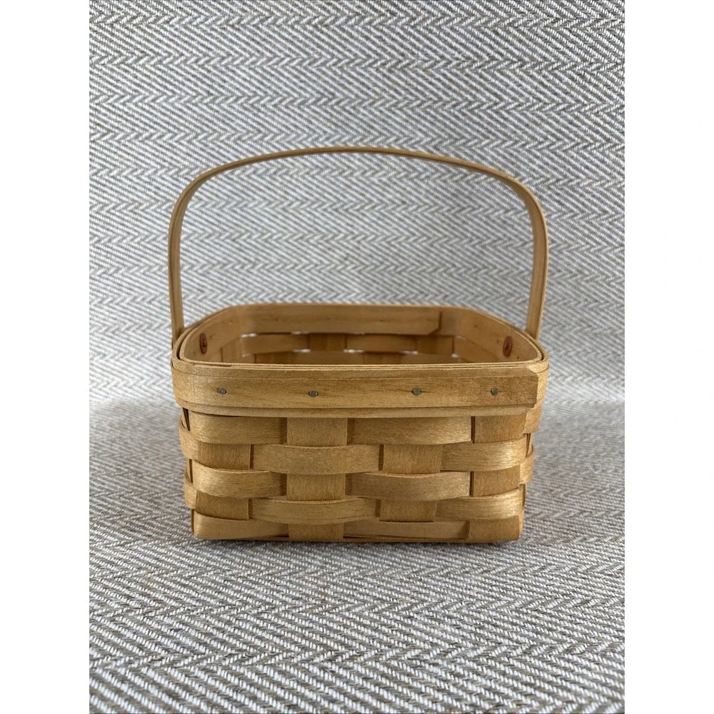 Royce Craft Swing Handle Basket Strawberry Country Troy Ohio Fulton Farms 1992